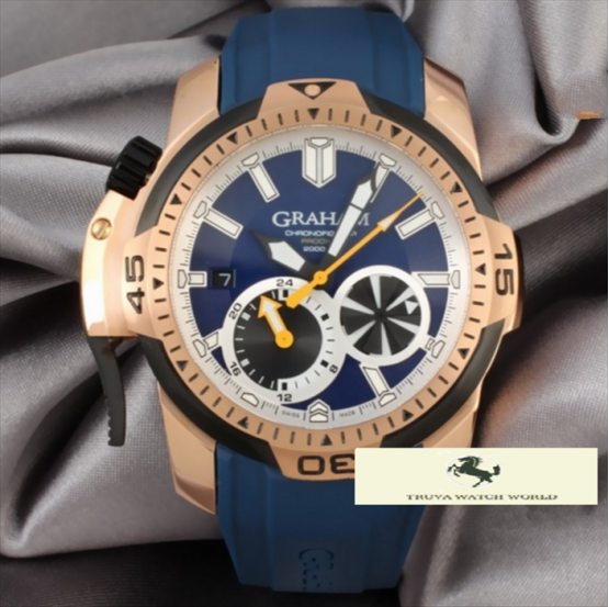 HK967 GRAHAM CHRONOFİGHTER PRODİVE GOLD REPLİKA SAAT